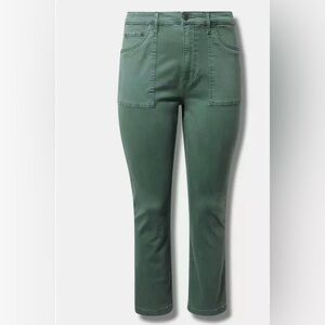 NWT Torrid size 14 High-Rise Straight Utility Pant